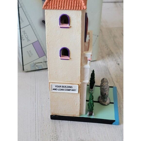 Dept 56 Mediterranean Mortage Co. 13600 monopoly village accessory - Picture 5 of 9